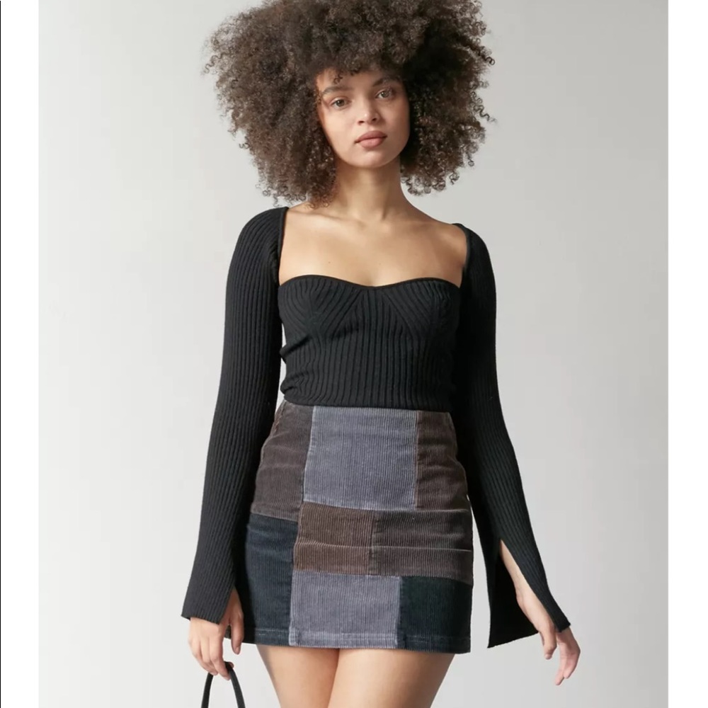UO Juliet Portrait Neck Sweater